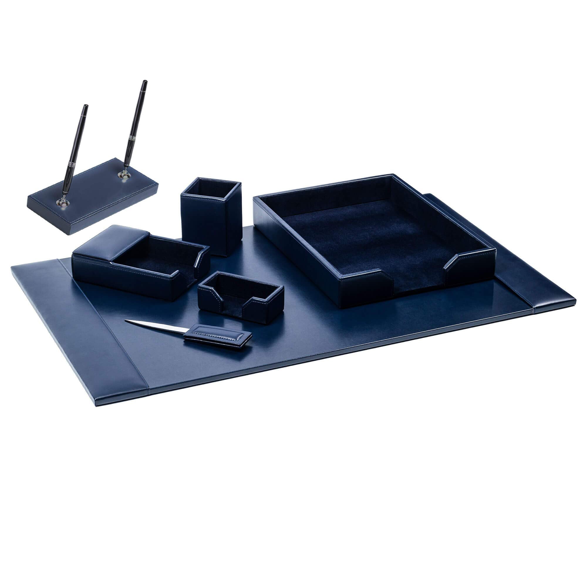 Dacasso Bonded Leather Desk Set