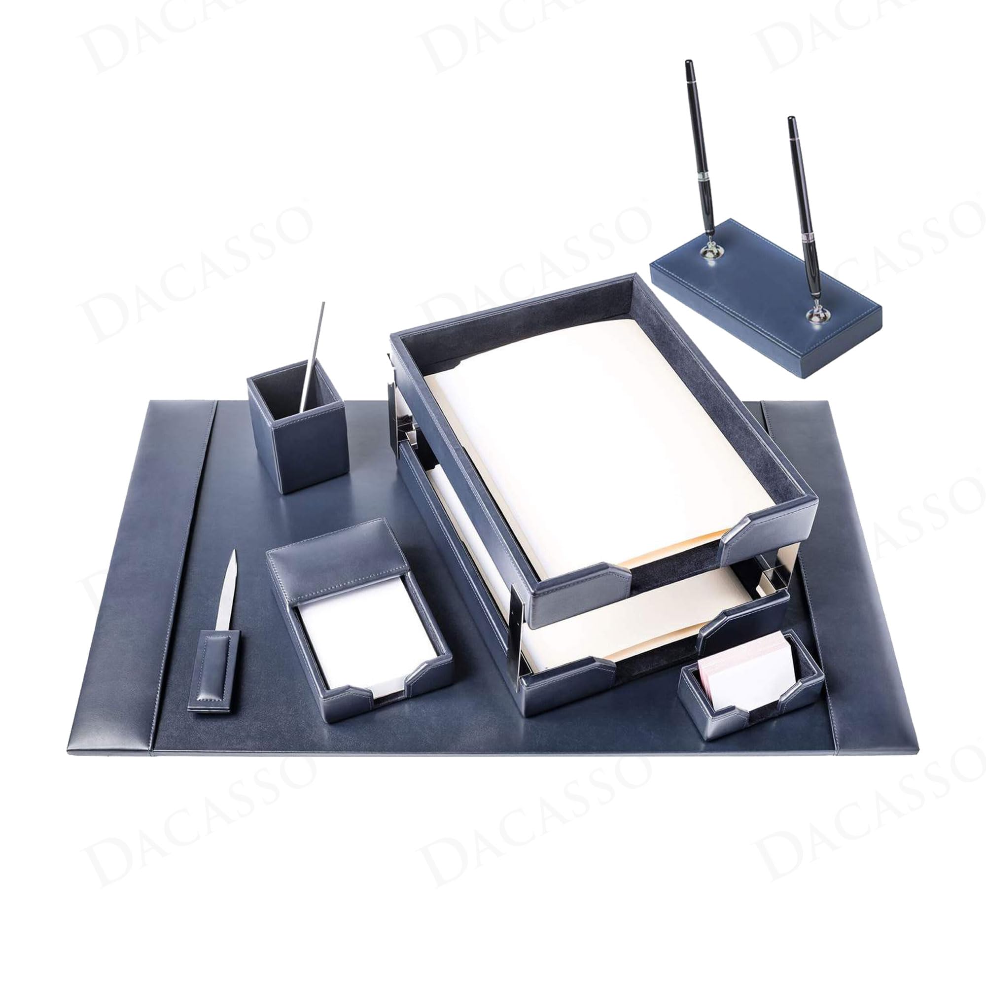 Dacasso Bonded Leather Desk Set