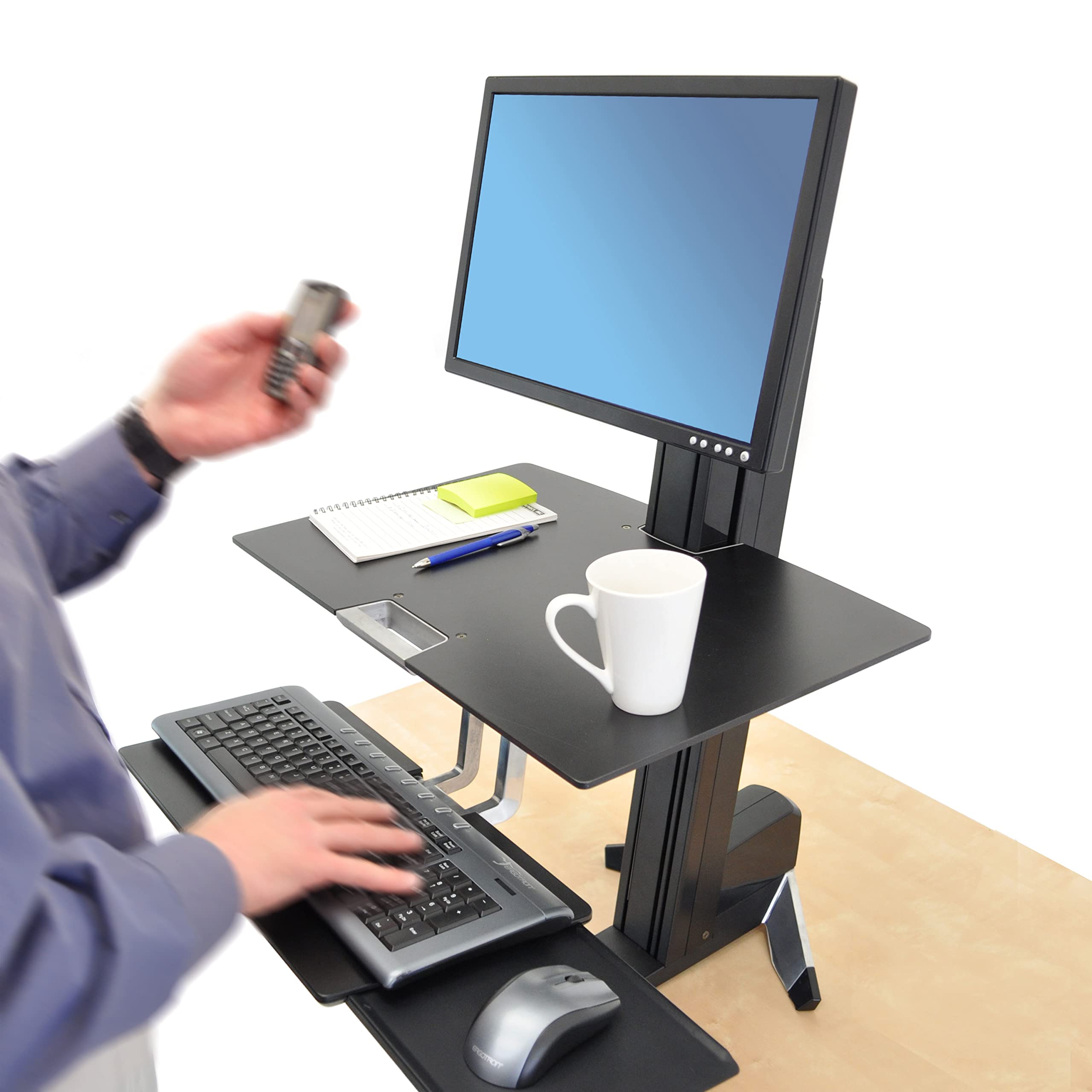 Single Monitor Standing Desk Converter