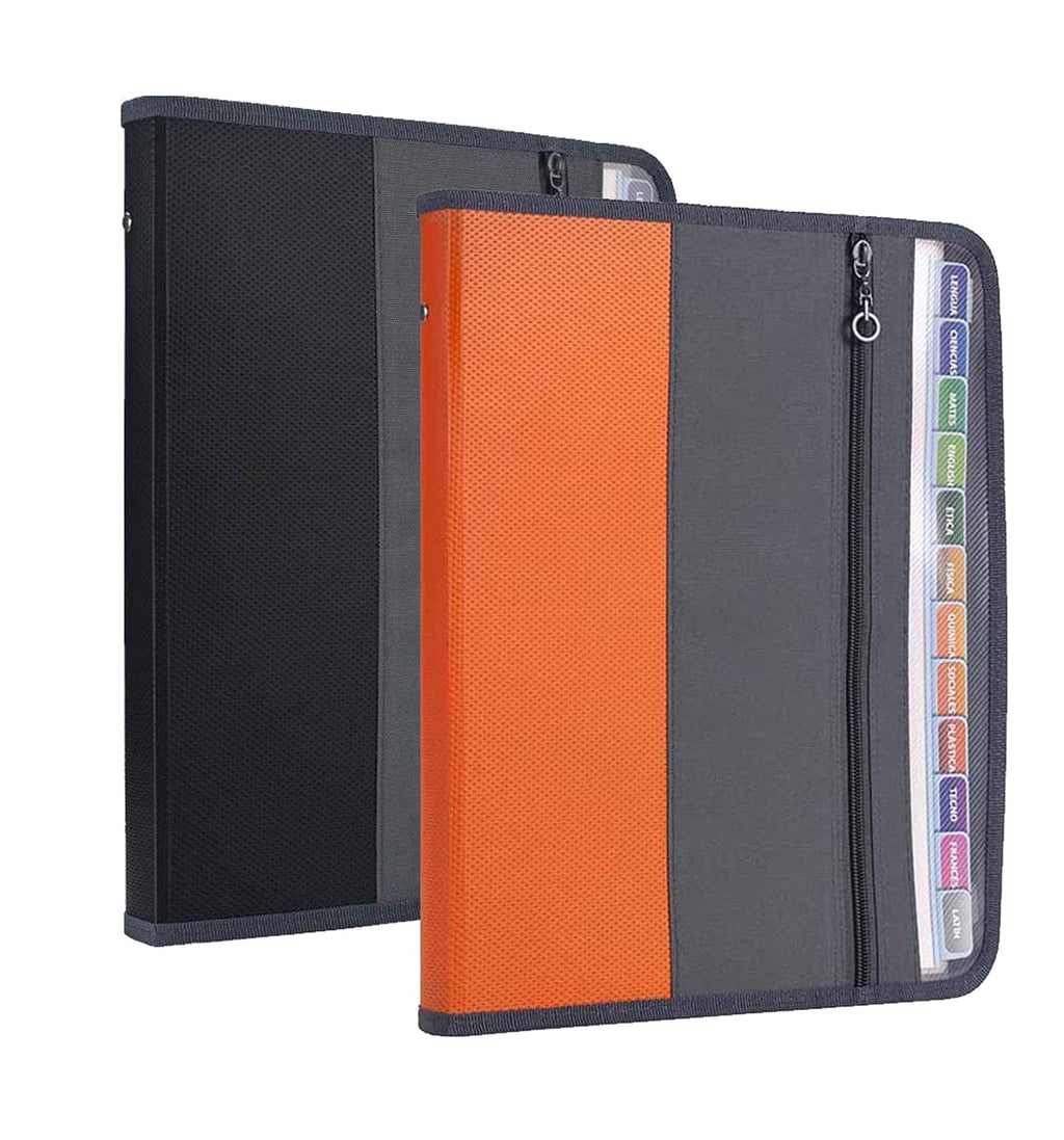 NAFY Expanding File Folders, 13 Pockets Document Organizer with Zipper