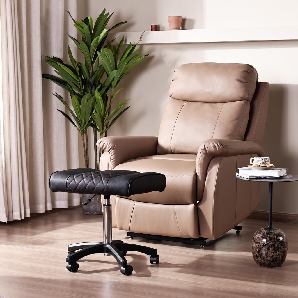 Adjustable Rolling Footrest Stool
