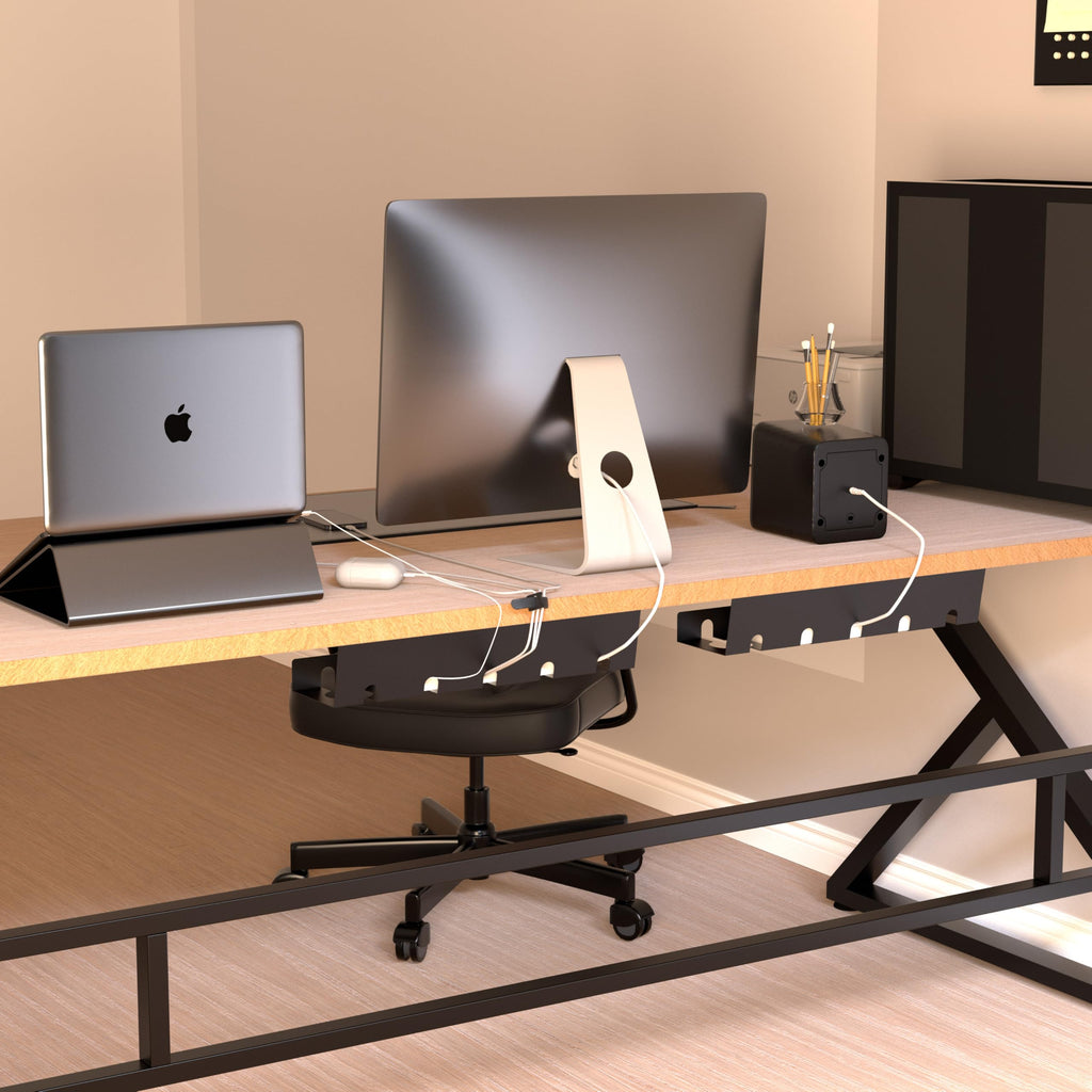 Metal Under Desk Cable Management Tray