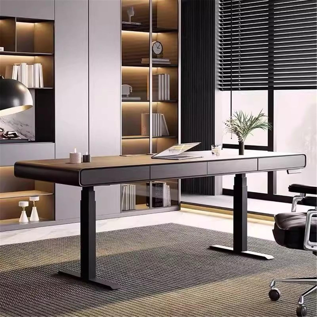 Electric Standing Desk with Drawer