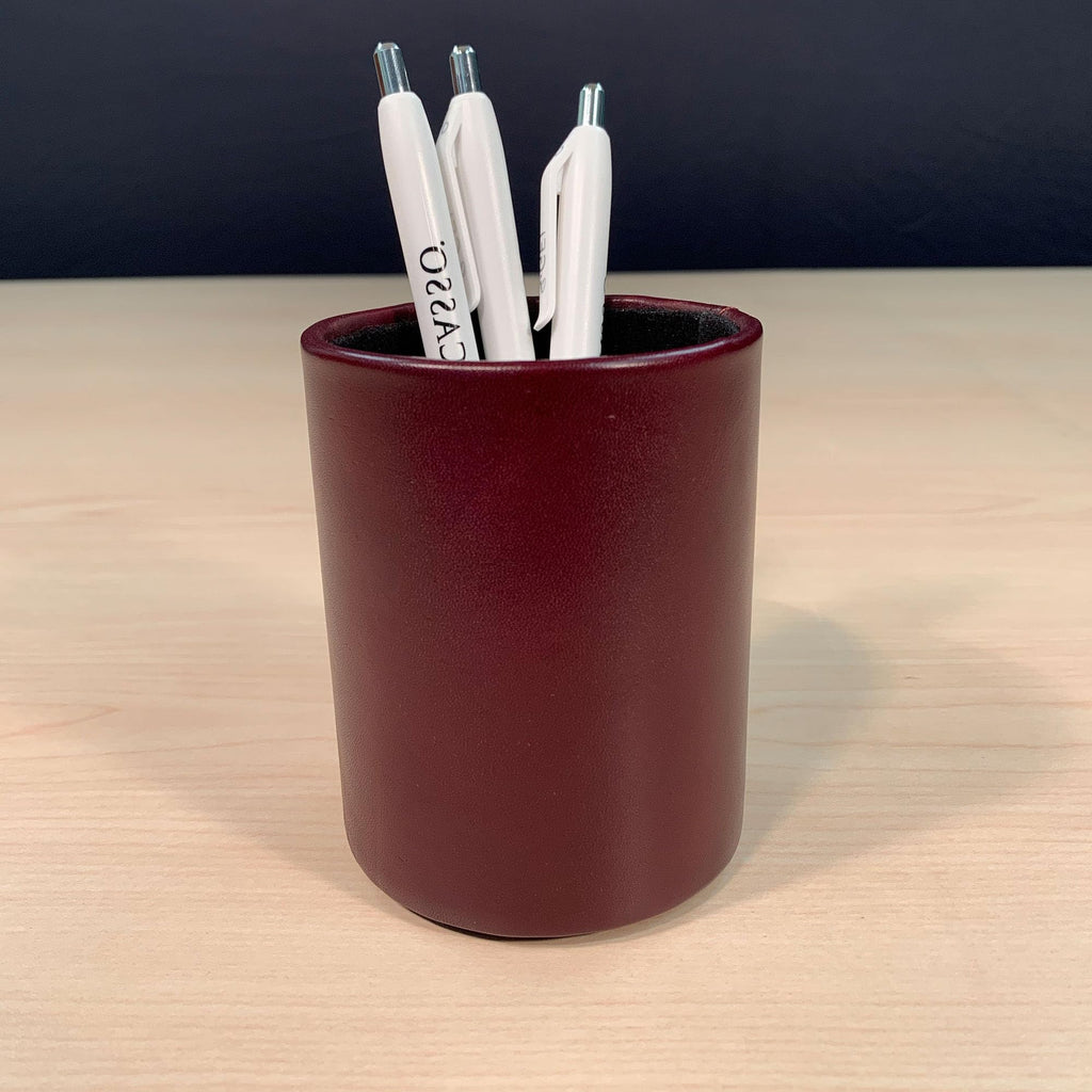 Leather Executive Desk Accessory Set