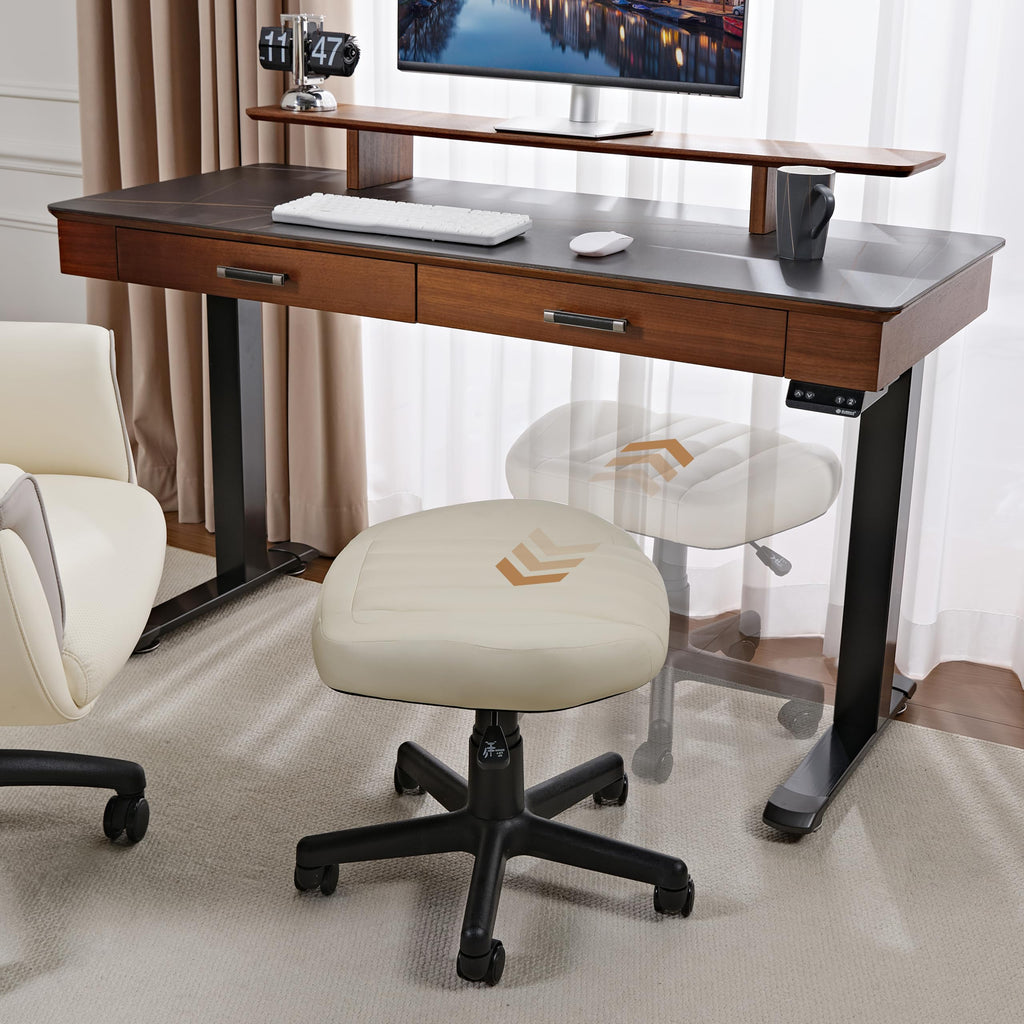 Adjustable Rolling Swivel Stool