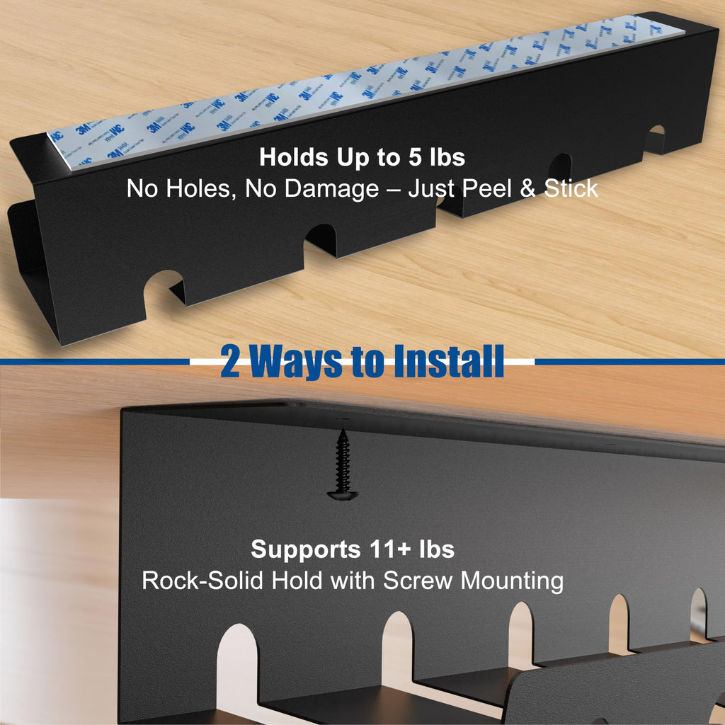 Metal Under Desk Cable Management Tray